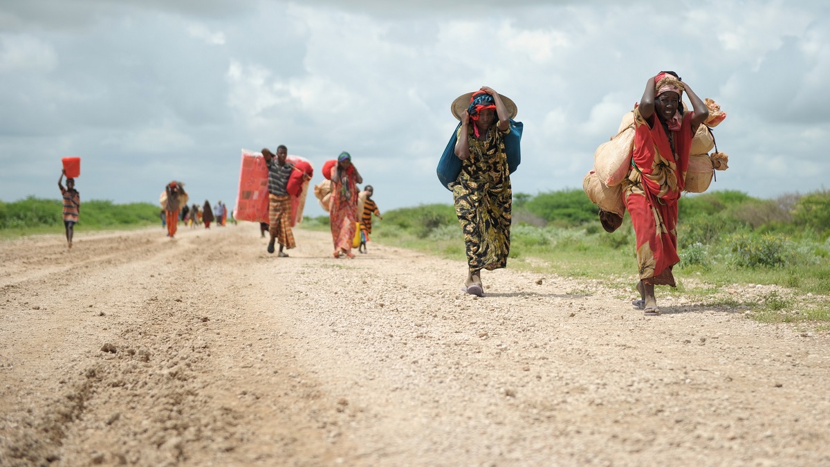 The city of Jowhar in drought-hit Somalia