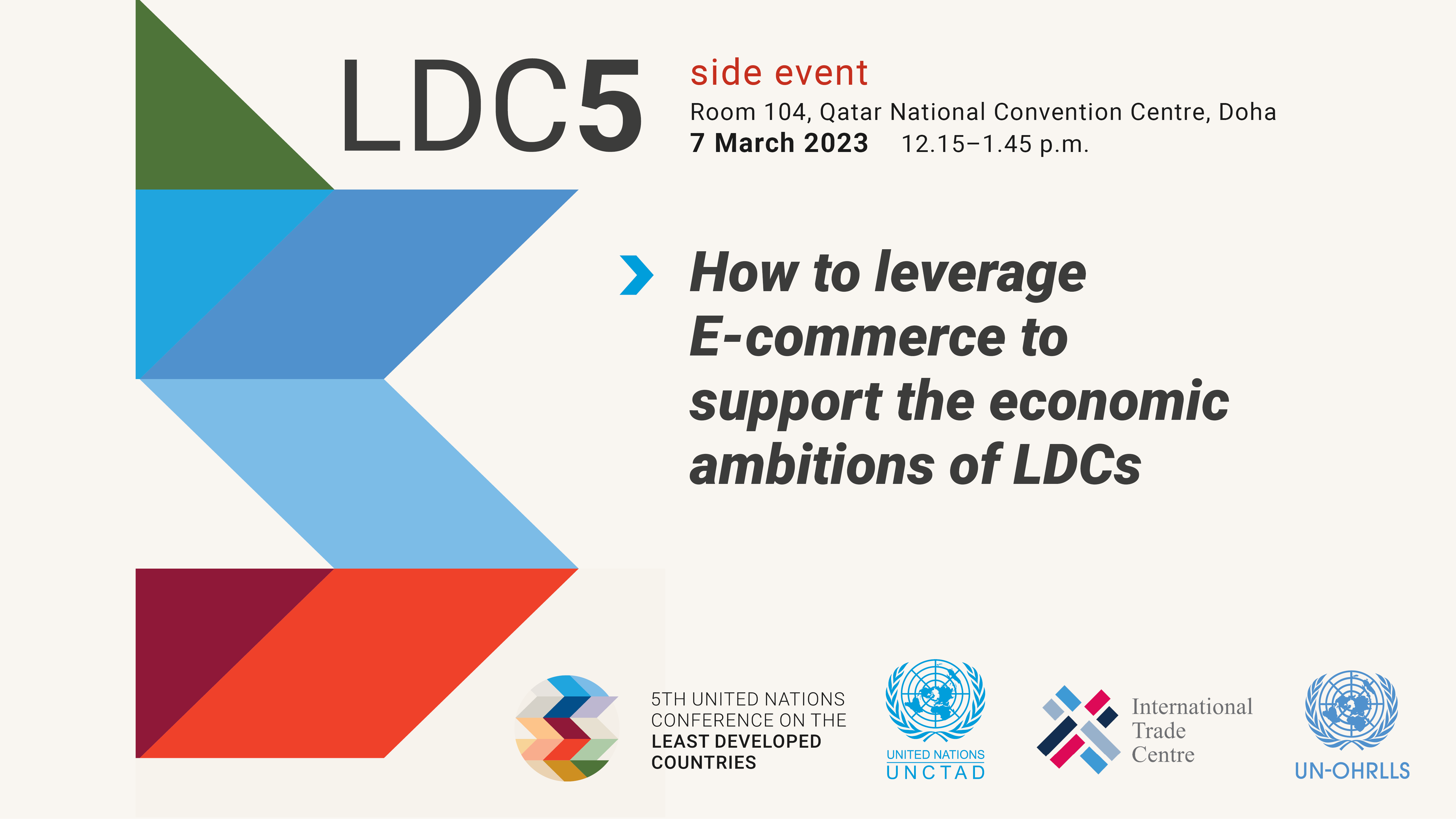 LDC5 side event: How to leverage E-commerce to support the economic ambitions of LDCs