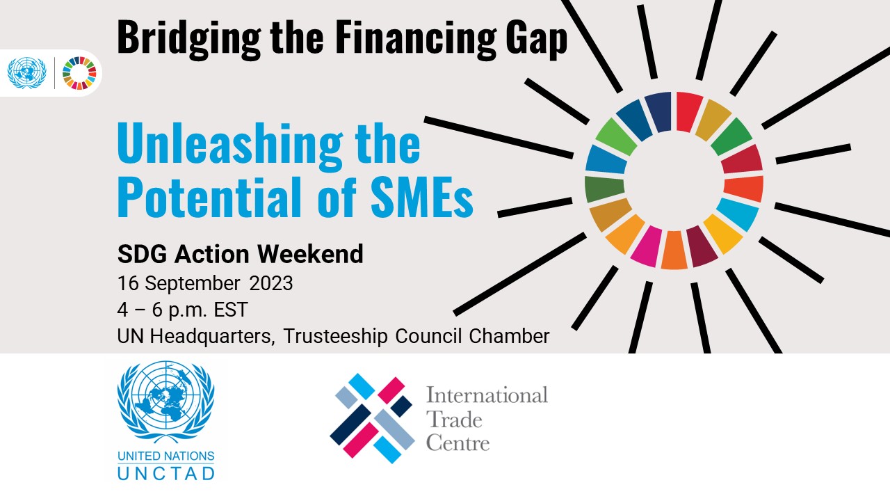 SDG Action Weekend - Bridging the Financing Gap: Unleashing the Potential of SMEs