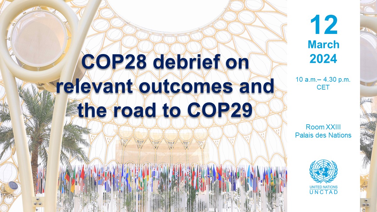 COP28 debrief on relevant outcomes and the road to COP29