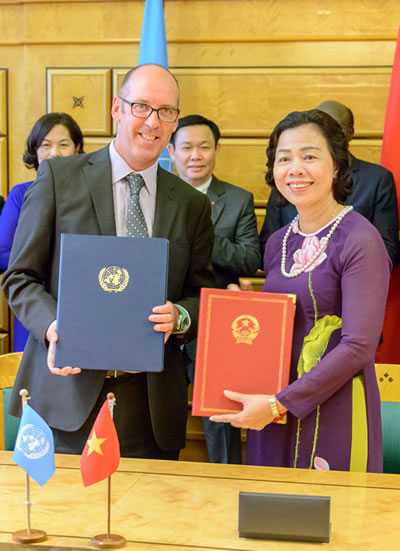 Vietnam signed a Memorandum of Understanding