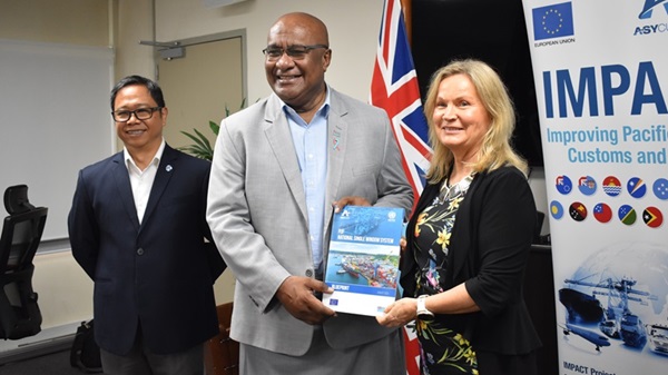 The handover of the blueprint took place in the Fijian capital of Suva. 
