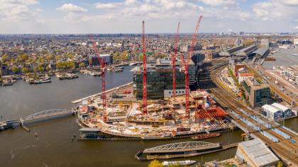 A major construction project in The Netherlands.