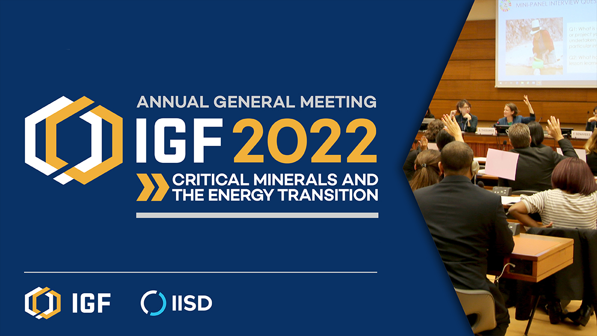 2022 AGM of the IGF