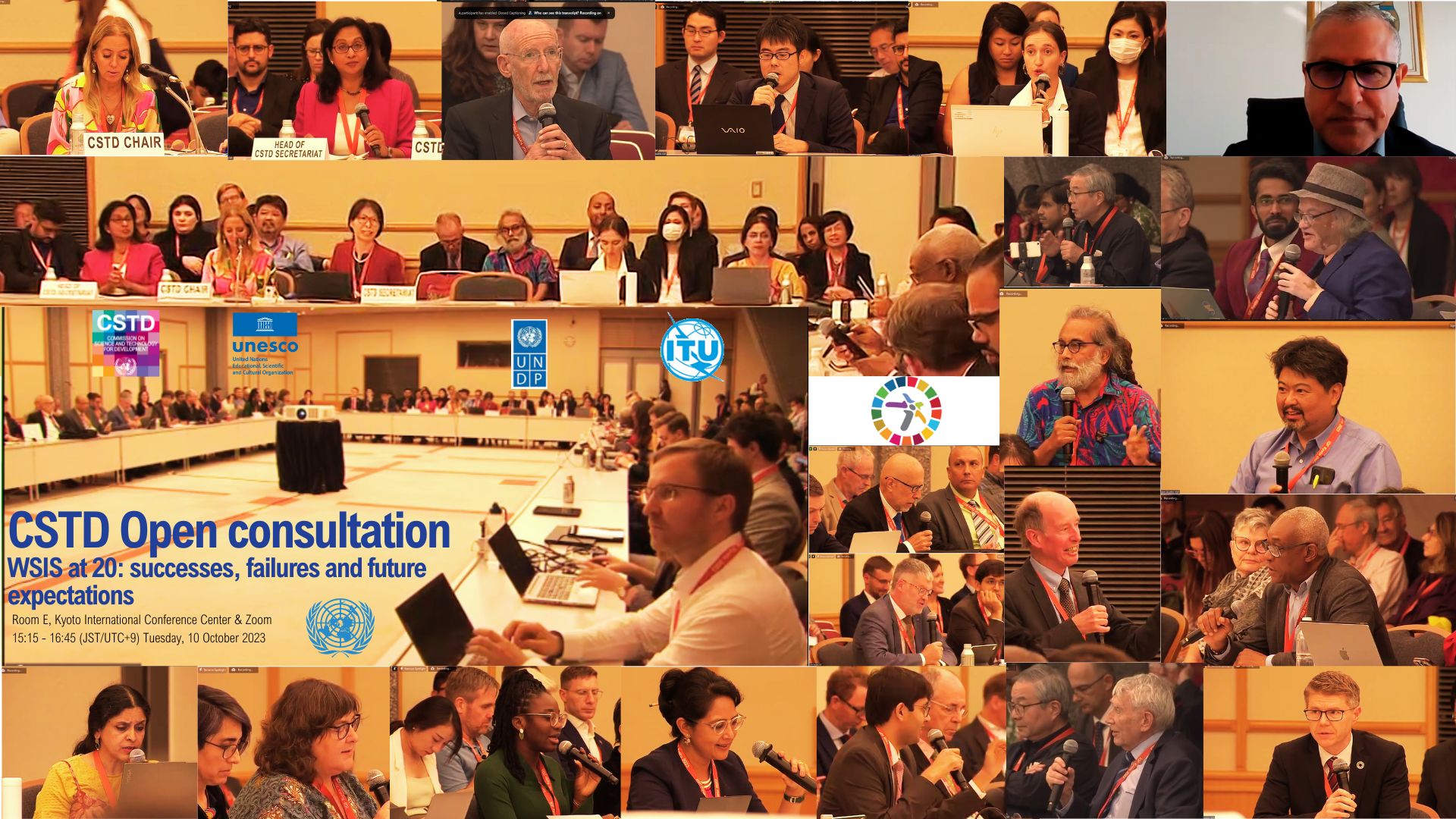 CSTD first open consultation at the Internet Governance Forum 2023