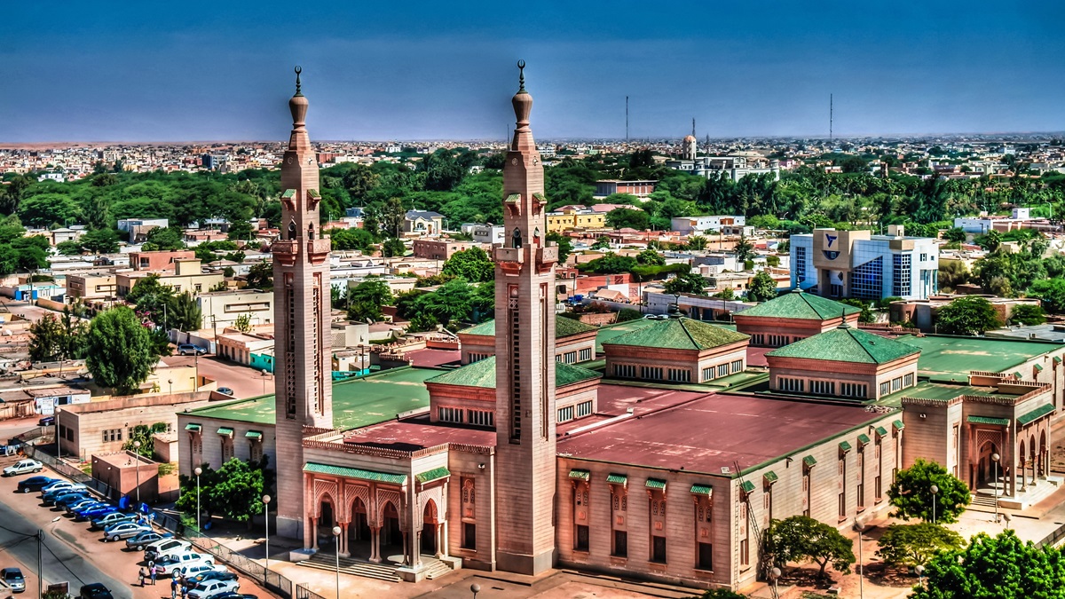 An Aerial view of Mauritania’s capital city, Nouakchott.