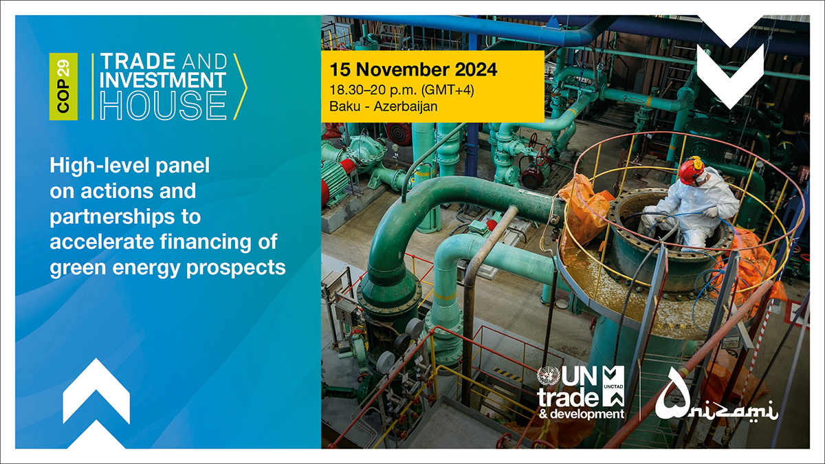 COP29 Trade and Investment House event: High-level panel on actions and partnerships
