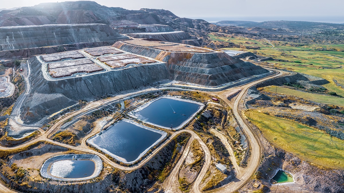 Skouriotissa, Cyprus, where copper mining dates back nearly 4,000 years.