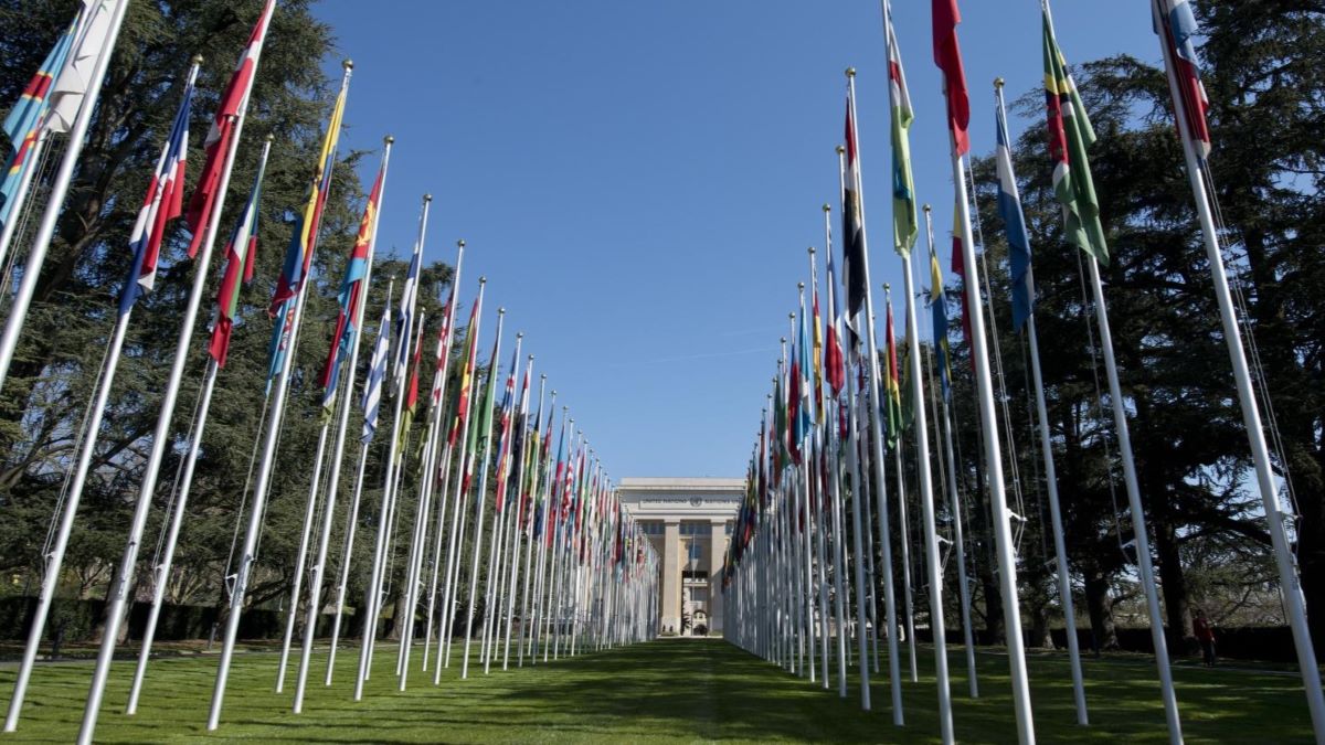 Palais des Nations in Geneva, Switzerland